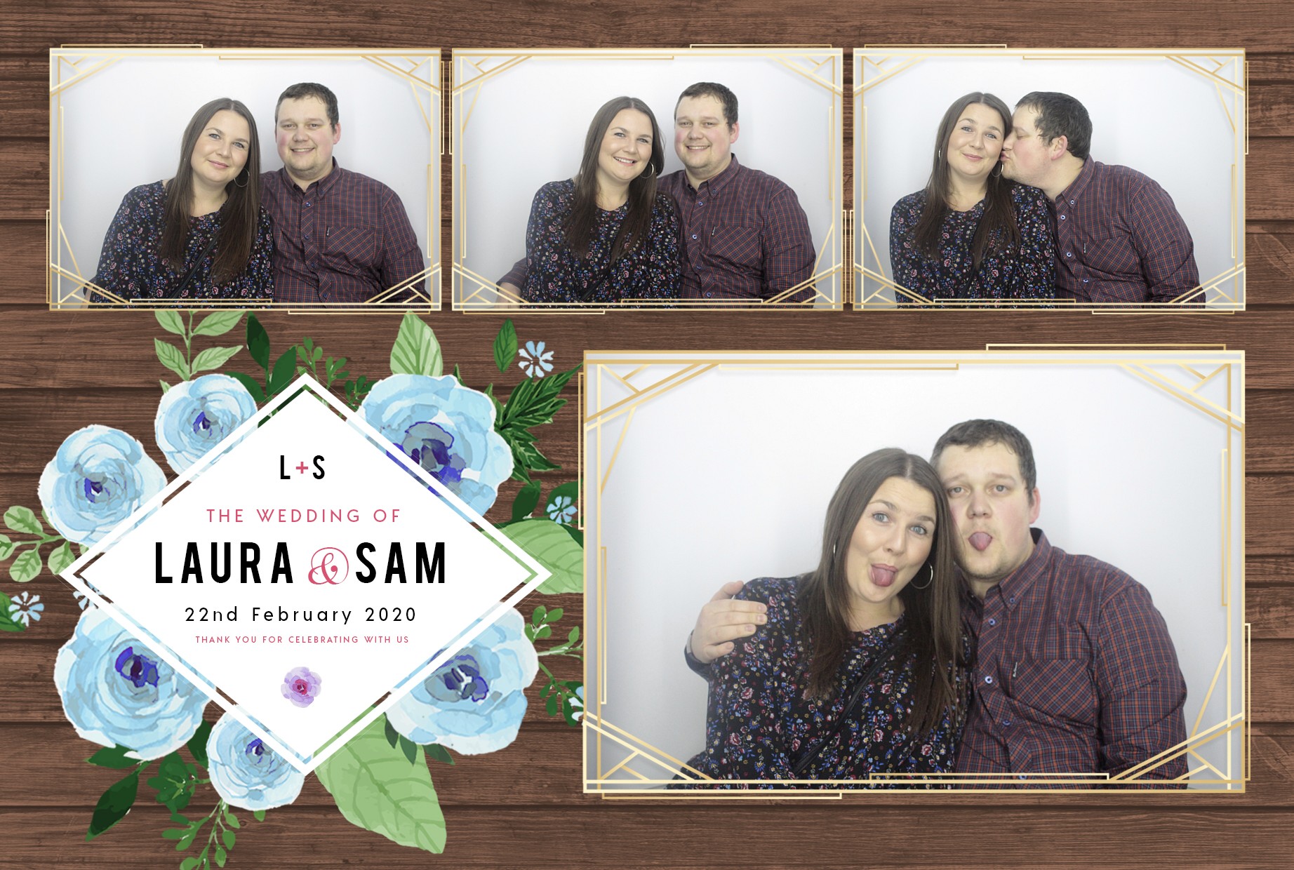 Laura and Sam's Wedding | View more photos from the event at gallery.myphotoboothexperience.co.uk/u/MyPhotoBoothExperienceLtd/Laura-and-Sams-Wedding
